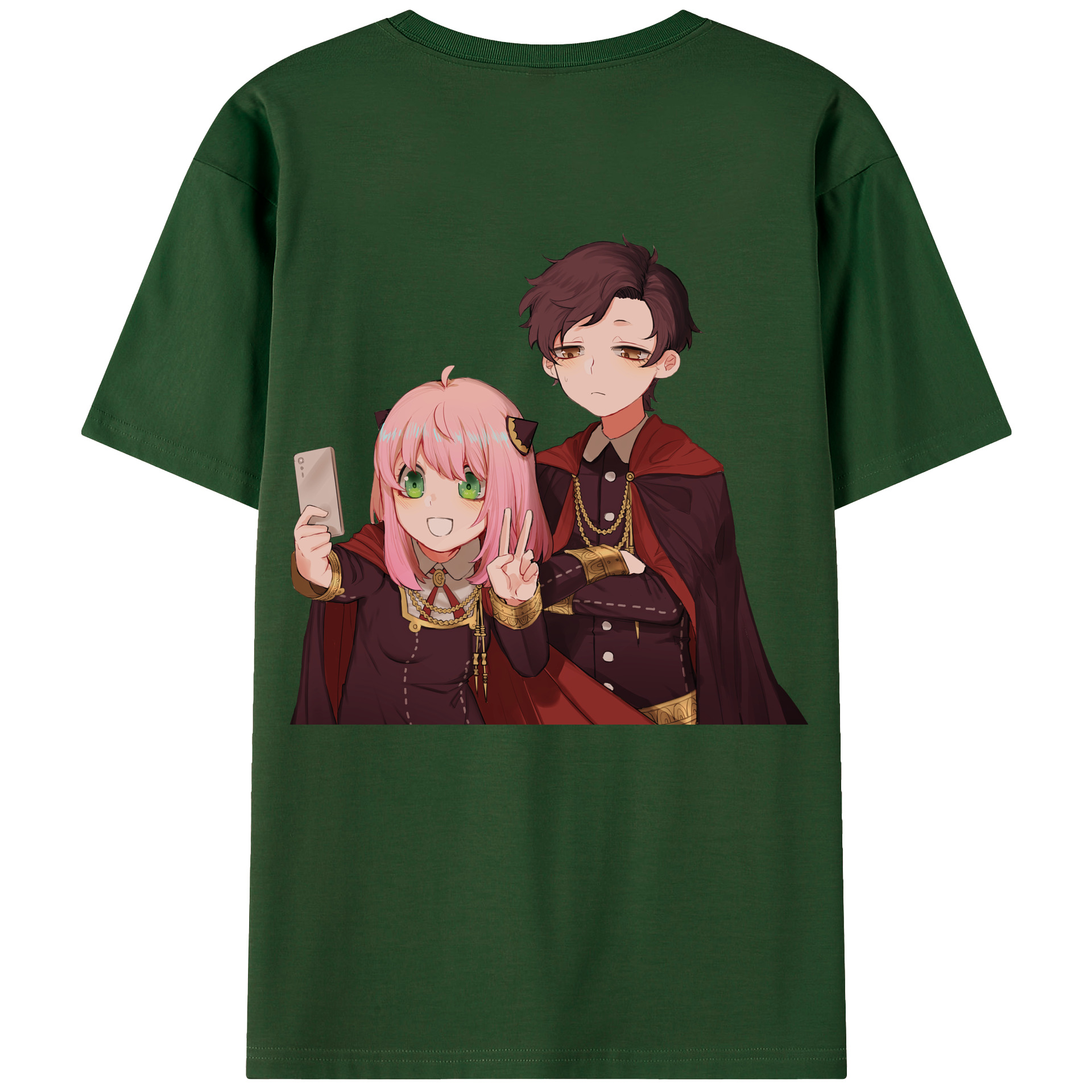 （画像用） SPY×FAMILY间谍家家酒 綿100％半袖Tシャツ（背面プリント）